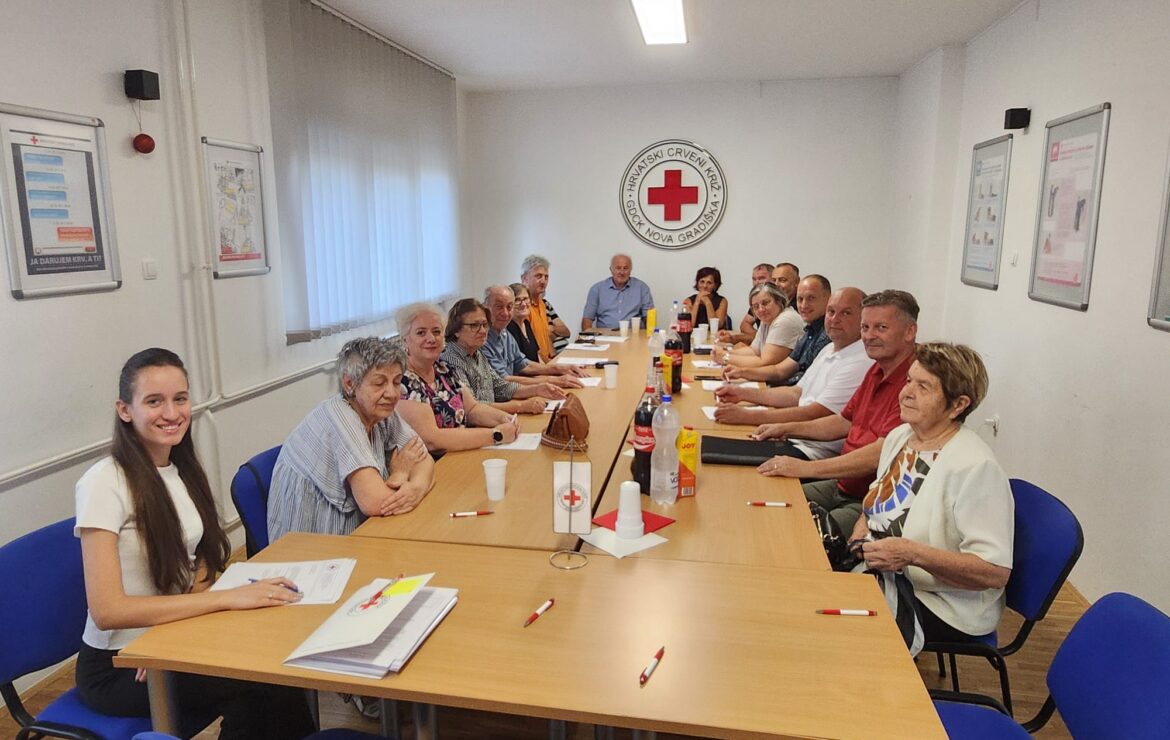 Sjednica skupštine HCK Gradskog društva Crvenog križa Nova